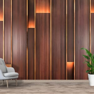 Wood Panel Light Accent Mural Print | Custom Canvas Prints Nepal | Mural Prints Nepal | Wallpaper Nepal | Wall Art Nepal