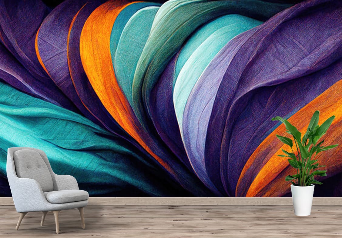 Abstract Color Swirl Mural Print Abstract Color Swirl Mural Print | Custom Canvas Prints Nepal | Mural Prints Nepal | Wallpaper Nepal | Wall Art Nepal