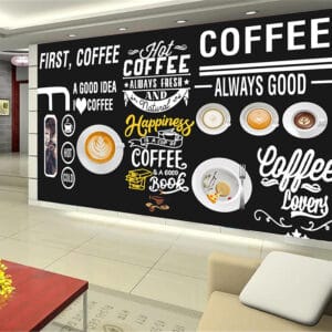 Coffee Quotes Mural Print | Custom Canvas Print Nepal | Mural Prints Nepal | Wall Art Nepal