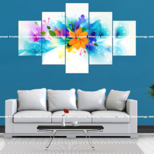 Abstract Flower Burst Canvas Print | canvas print nepal | mural print nepal | wall art print
