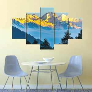 Ganesh Himal Mountain Canvas Print | Custom Canvas Print Nepal | Mural Print Nepal | Wall Art Print