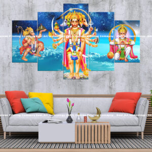 Hanuman Divine Canvas | Custom Canvas Prints Nepal | Wallpaper Nepal | Wall Art Nepal | Custom Mural Print Nepal