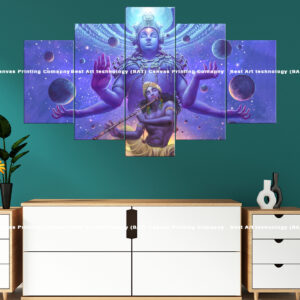 Vishnu Krishna Universe Canvas | Custom Canvas Prints Nepal | Wallpaper Nepal | Wall Art Nepal | Custom Mural Print Nepal