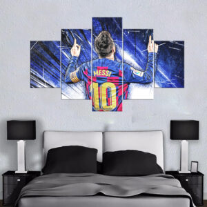 Lionel Messi Celebration Canvas Print | Custom Canvas Prints Nepal | Sports Wall Art Nepal | Canvas Prints Lalitpur | Wallpaper Nepal | Wall Art Nepal | Custom Mural Print Nepal