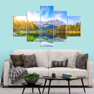 Alpine Lake Autumn Canvas Print | Custom Canvas Print Nepal | Mural Print Nepal | Wall Art Print