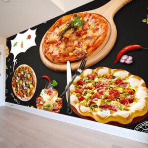 Pizza Mural Print | Custom Canvas Print Nepal | Mural Prints Nepal | Wall Art Nepal