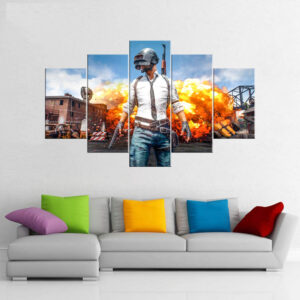 PUBG Character Canvas Print | Gaming Action Wall Art print