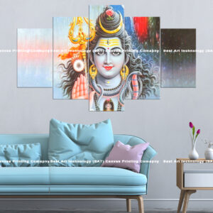 Lord Shiva Divine Face Canvas Print | Religious Canvas Print | Custom Canvas Prints Nepal | Wallpaper Nepal | Wall Art Nepal | Custom Mural Print Nepal
