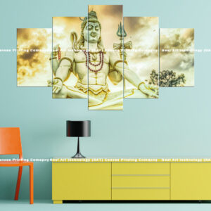 Lord Shiva Golden Glow Canvas Print | Religious Canvas Print | Custom Canvas Prints Nepal | Wallpaper Nepal | Wall Art Nepal | Custom Mural Print Nepal