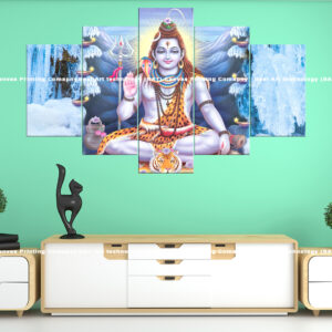 Lord Shiva Tiger Skin Canvas Print | Religious Canvas Print | Custom Canvas Prints Nepal | Wallpaper Nepal | Wall Art Nepal | Custom Mural Print Nepal