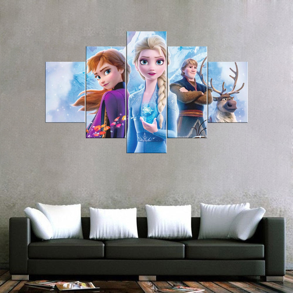 Frozen Canvas Print Frozen Canvas Print | Elsa, Anna & Kristoff Wall Art | Canvas Print Nepal