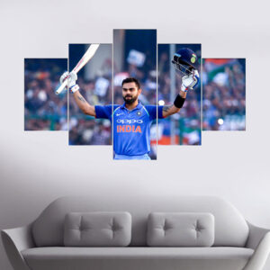 Virat Kohli Celebration Canvas Print | Custom Canvas Prints Nepal | Cricket Wall Art Nepal | Wallpaper Nepal | Wall Art Nepal | Custom Mural Print Nepal
