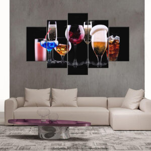 Assorted Drinks Canvas Print | Custom Canvas Print Nepal | Mural Print Nepal | Wall Art Print