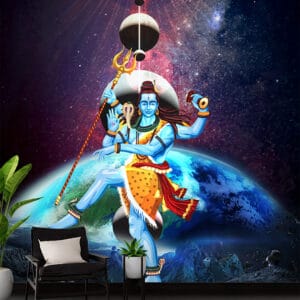Lord Shiva Cosmic Mural Print | Religious Mural Print | Custom Mural Print Nepal | Wallpaper Nepal | Wall Art Nepal | Custom Canvas Prints Nepal