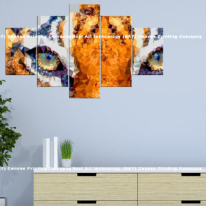 Abstract Animal Face Canvas Print | Custom Canvas Print Nepal | Mural Print Nepal | Wall Art Print