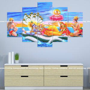 Vishnu Laxmi Sheshnag Canvas Print | Religious Canvas Print | Custom Canvas Prints Nepal | Wallpaper Nepal | Wall Art Nepal | Custom Mural Print Nepal