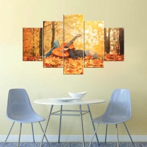 Guitar Boy canvas prints | Autumn Serenade Wall Art | Canvas Prints Nepal