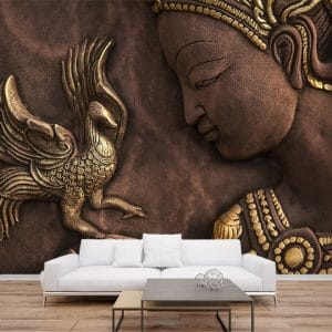 Ornate bronze wall art showcasing sculptural elegance and timeless decor | Canvas Print Nepal | Wall Art Print