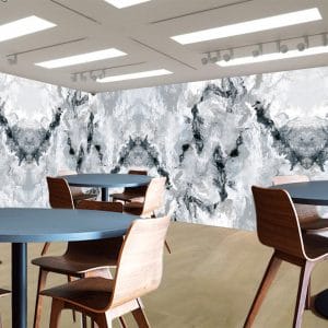 Monochrome Abstract Marble Mural Print | Modern Decor | Black and White Wallpaper | Abstract Pattern | Marble Design | Custom Canvas and Murals Print Nepal