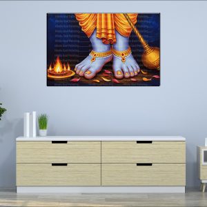 Vishnu Feet Canvas | Vishnu | Krishna | Hindu God | Spiritual Art | Home Decor | Single Panel Canvas Nepal | Custom Canvas Print Nepal | Wall Painting | wall art nepal | Wallpaper Nepal | Stunning Mural print