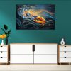 Vishnu Reclining Sheshnag Canvas | Vishnu | Hindu God | Spiritual Art | Home Decor | Single Panel Canvas Nepal | Custom Canvas Print Nepal | Wall Painting | wall art nepal | Wallpaper Nepal | Stunning Mural print