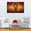 Serene Buddha Blended Warm Cool Canvas | Buddha | Spiritual Art | Home Decor | Single Panel Canvas Nepal | Custom Canvas Print Nepal | Wall Painting | wall art nepal | Wallpaper Nepal | Stunning Mural print