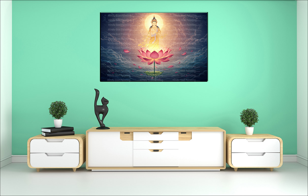 Ethereal Padmanabha Brahma Canvas Ethereal Padmanabha Brahma Canvas | Vishnu | Brahma | Hindu Gods | Spiritual Art | Home Decor | Single Panel Canvas Nepal | Custom Canvas Print Nepal | Wall Painting | wall art nepal | Wallpaper Nepal | Stunning Mural print