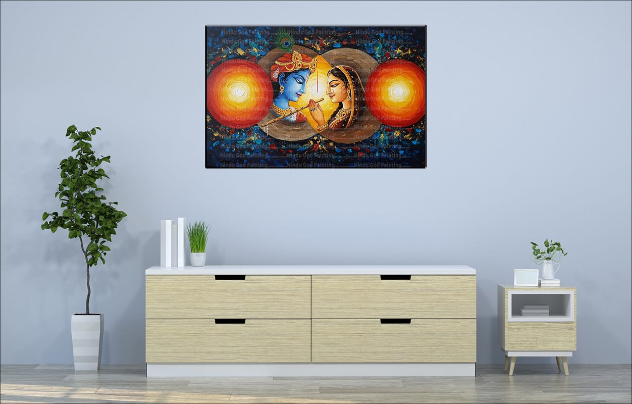 Detailed Abstract Radha Krishna Canvas Detailed Abstract Radha Krishna Canvas | Radha | Krishna | Radha Krishna | Krishna Flute | Detailed Portrait | Complex Abstract Background | Glowing Orbs | Hindu Gods | Spiritual Art | Home Decor | Single Panel Canvas Nepal | Custom Canvas Print Nepal | Wall Painting | wall art nepal