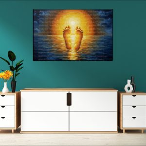 Vishnu Paila Canvas | Vishnu | Hindu God | Spiritual Art | Home Decor | Single Panel Canvas Nepal | Custom Canvas Print Nepal | Wall Painting | wall art nepal | Wallpaper Nepal | Stunning Mural print