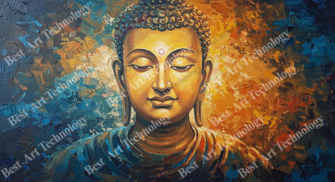 Serene Buddha Blurred Canvas Serene Buddha Blurred Canvas - Image 2