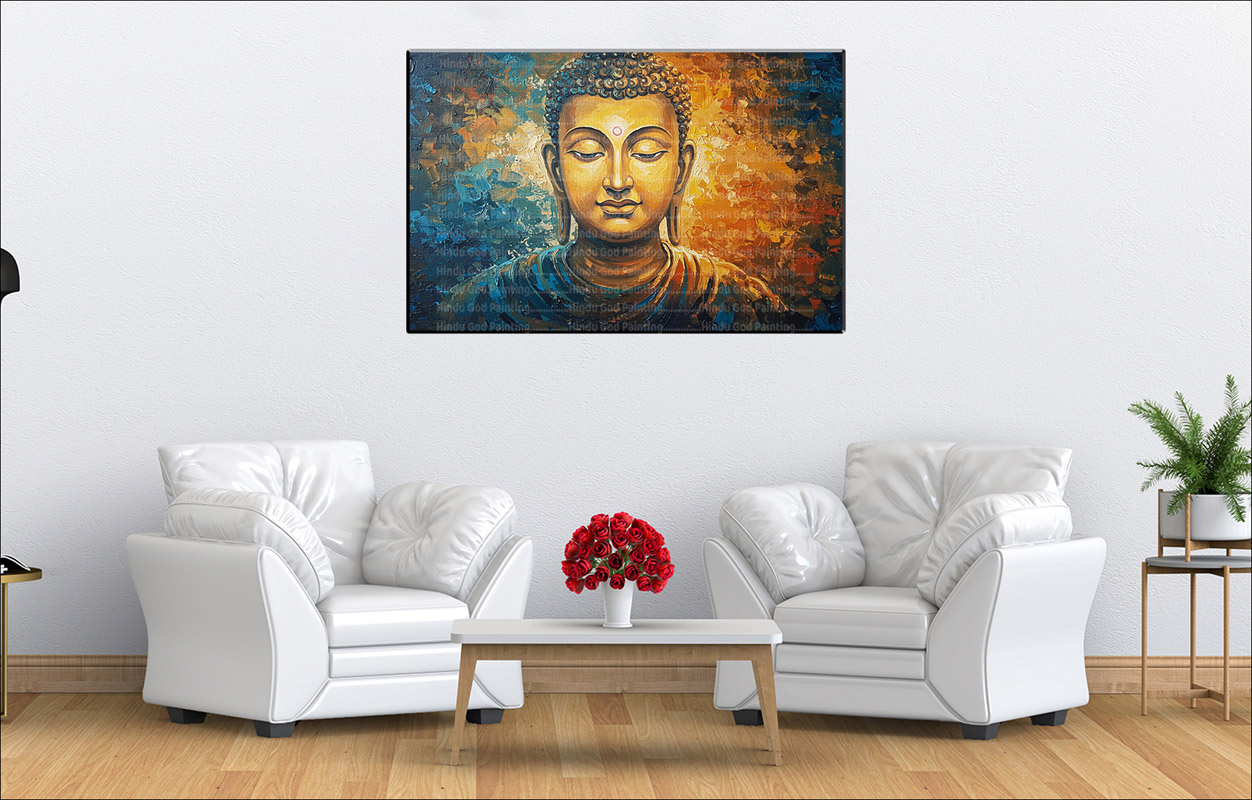 Serene Buddha Blurred Canvas Serene Buddha Blurred Canvas | Buddha | Spiritual Art | Home Decor | Single Panel Canvas Nepal | Custom Canvas Print Nepal | Wall Painting | wall art nepal | Wallpaper Nepal | Stunning Mural print