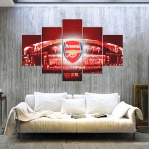 Arsenal Emirates Stadium Crest Canvas Print | Arsenal Stadium Crest Canvas | Football Art | Arsenal FC | Arsenal | Club Crest | Emirates Stadium | Stadium | Football | Soccer | Sports Art | Home Decor | Custom Canvas Print Nepal | Custom Murals Print Nepal