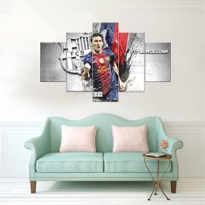 Lionel Messi Sketch Flag Canvas Print | Lionel Messi Canvas | Barcelona Art | Messi | FC Barcelona | Barça | Sketch | Flag | Football | Soccer | Sports Art | Home Decor | Custom Canvas Print Nepal | Custom Murals Print Nepal