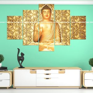 Carved Buddha Canvas | Carved Buddha | Buddha | Relief | Spiritual Art | Home Decor | Multi Panel Canvas Nepal | Custom Canvas Print Nepal | Wall Painting | wall art nepal