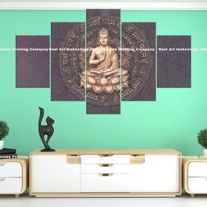 Om Mani Padme Hum Buddha Canvas | Buddha | Mantra | Om Mani Padme Hum | Meditation | Spiritual Art | Home Decor | Multi Panel Canvas Nepal | Custom Canvas Print Nepal | Wall Painting | wall art nepal