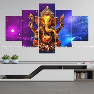 Ganesh Space Galaxy Canvas | Ganesh | Lord Ganesh | Galaxy Art | Space Art | Hindu God | Spiritual Art | Home Decor | Custom Canvas Print Nepal | Custom Murals Print Nepal | Wallpaper Art | Wall Painting | wall art nepal