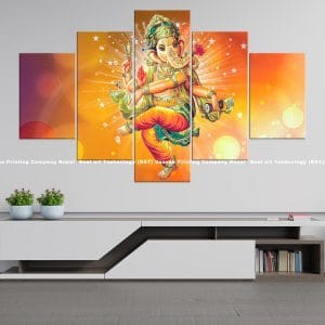 Ganesh Warm Light Canvas | Ganesh | Lord Ganesh | Warm Art | Light Art | Hindu God | Spiritual Art | Home Decor | Custom Canvas Print Nepal | Custom Murals Print Nepal | Wallpaper Art | Wall Painting | wall art nepal