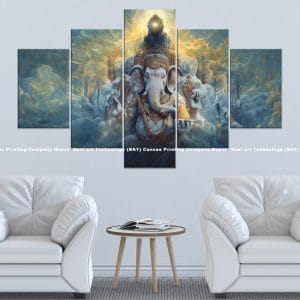 Ganesh Mystical Cloud Canvas | Ganesh | Lord Ganesh | Cloud Art | Mystical Art | Hindu God | Spiritual Art | Home Decor | Custom Canvas Print Nepal | Custom Murals Print Nepal | Wallpaper Art | Wall Painting | wall art nepal