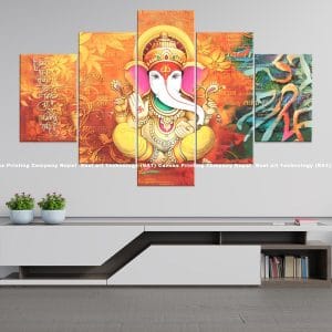 Ganesh Sanskrit Abstract Art | Ganesh | Lord Ganesh | Sanskrit Art | Abstract Art | Hindu God | Spiritual Art | Home Decor | Custom Canvas Print Nepal | Custom Murals Print Nepal | Wallpaper Art | Wall Painting | wall art nepal