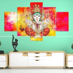 Ganesh Mandala Texture Canvas | Ganesh | Lord Ganesh | Mandala Art | Texture Art | Hindu God | Spiritual Art | Home Decor | Custom Canvas Print Nepal | Custom Murals Print Nepal | Wallpaper Art | Wall Painting | wall art nepal