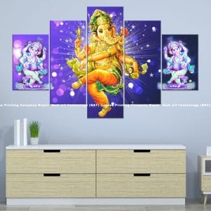 Ganesh Purple Gold Bokeh Canvas | Ganesh | Lord Ganesh | Purple Art | Gold Art | Bokeh Art | Hindu God | Spiritual Art | Home Decor | Custom Canvas Print Nepal | Custom Murals Print Nepal | Wallpaper Art | Wall Painting | wall art nepal