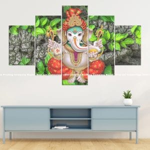 Ganesh Nature Canvas | Ganesh | Lord Ganesh | Nature Art | Hindu God | Spiritual Art | Home Decor | Custom Canvas Print