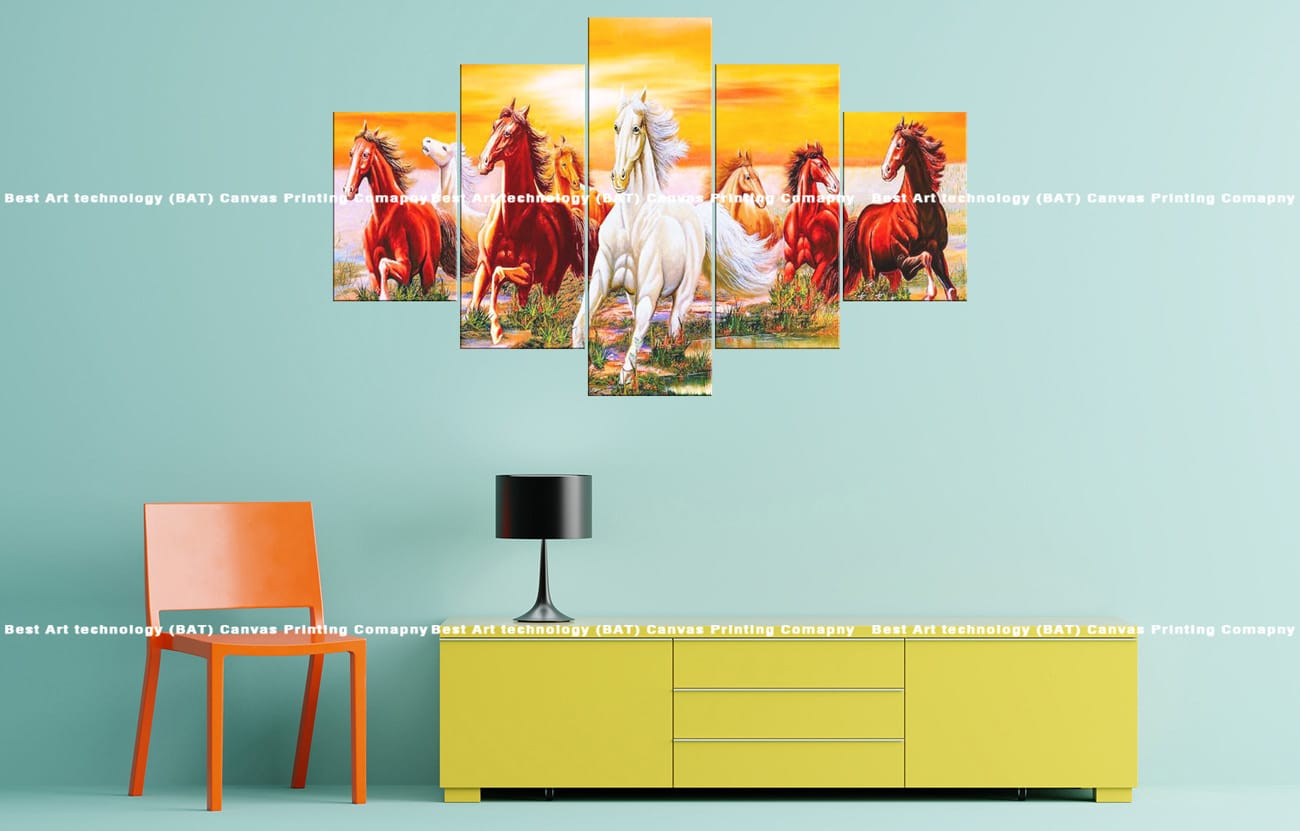 Wild Horses Sunset Meadow Canvas Wild Horses Sunset Meadow Canvas Print | Vibrant Animal Decor | Wild Horses | Horses | Galloping | Sunset | Meadow | Green | Wildlife | Animal Art | Nature Art | Home Decor | Custom Canvas Print Nepal | Custom Murals Print Nepal | Wallpaper Art