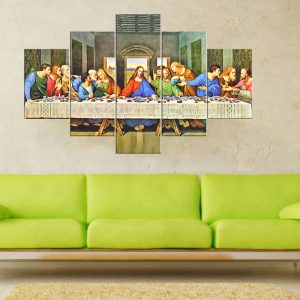 Leonardo da Vinci Last Supper Canvas | Da Vinci Art | Last Supper Painting | Renaissance Canvas | Religious Fine Art | Masterpiece Canvas | Multi Panel Art | Home Decor | Single Panel Canvas Nepal | Custom Canvas Print Nepal | Wall Paintin