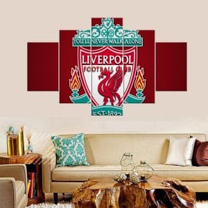 Liverpool FC Emblem Canvas Print | Liverpool Emblem Canvas | Football Club Art | Liverpool FC | Liverpool | Club Emblem | You'll Never Walk Alone | Football | Soccer | Sports Art | Home Decor | Custom Canvas Print Nepal | Custom Murals Print Nepal