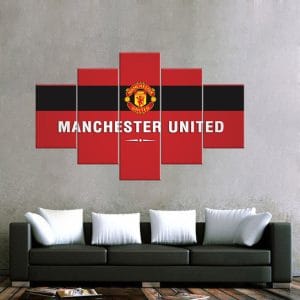 Manchester United Text Crest Canvas Print | Man Utd Text Crest Canvas | Football Club Art | Manchester United | Man Utd | Club Crest | Team Name | Football | Soccer | Sports Art | Home Decor | Custom Canvas Print Nepal | Custom Murals Print Nepal