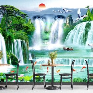 Autumn Forest Deer Mural | Nature Wall Decor Nepal | Custom Wallpaper Nepal | Wall Art Nepal | Custom Canvas Prints Nepal | Custom Mural Print Nepal