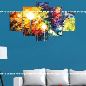 Abstract Floral Canvas Print | Modern Art | Abstract | Floral | Flowers | Colorful | Botanical | Home Decor | Custom Canvas Print Nepal | Custom Murals Print Nepal