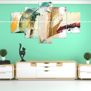 Textured Abstract Canvas Print | Modern Art | Abstract | Textured | Brushstrokes | Layered Colors | Tactile | Home Decor | Custom Canvas Print Nepal | Custom Murals Print Nepal