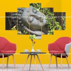 Sleeping Buddha Canvas | Buddha Canvas | Spiritual Decor | Nature Inspired Art | Tranquil Wall Art | Multi Panel Art | Home Decor | Single Panel Canvas Nepal | Custom Canvas Print Nepal | Wall Painting | wall art nepal | Wallpaper Nepal | Stunning Mural print